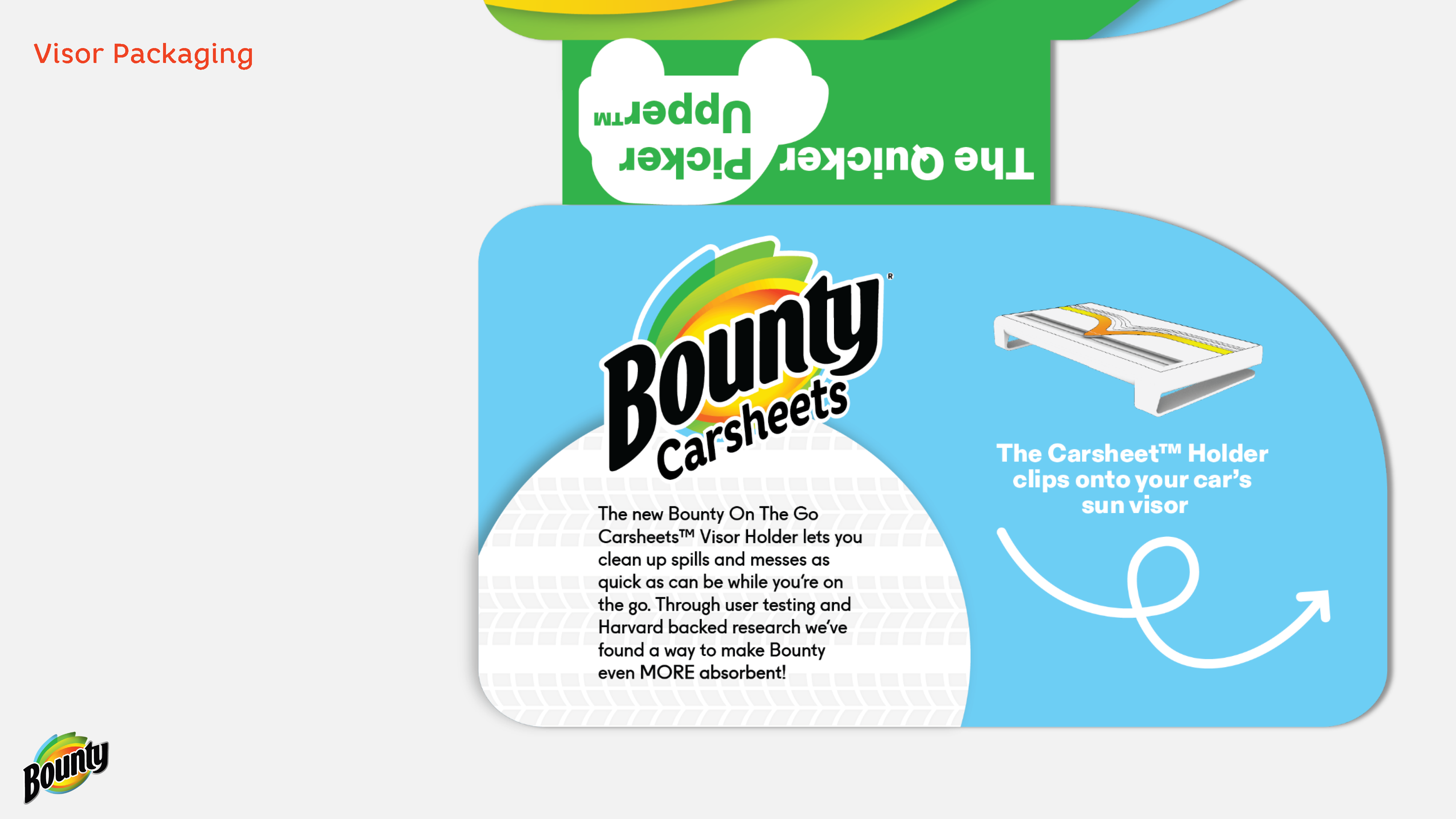 Bounty Carsheets Packaging